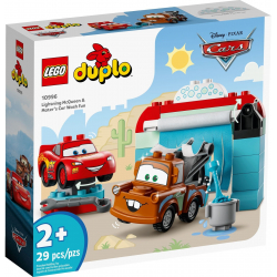 Klocki LEGO 10996 Zygzak McQueen i Złomek - myjnia DUPLO
